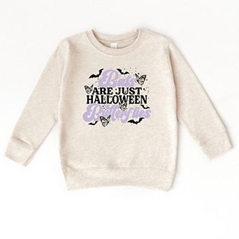 Bats Are Just Halloween Butterflies - Toddler Graphic Sweatshirt