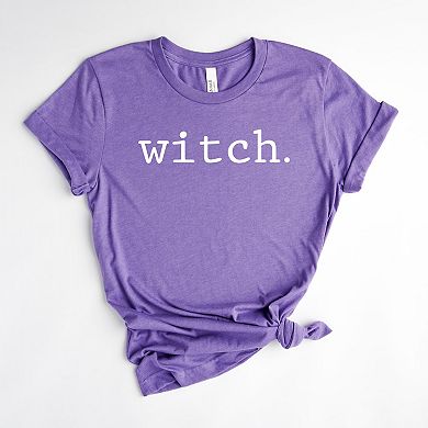 Witch Typewriter - Women's Short Sleeve Graphic T-Shirt