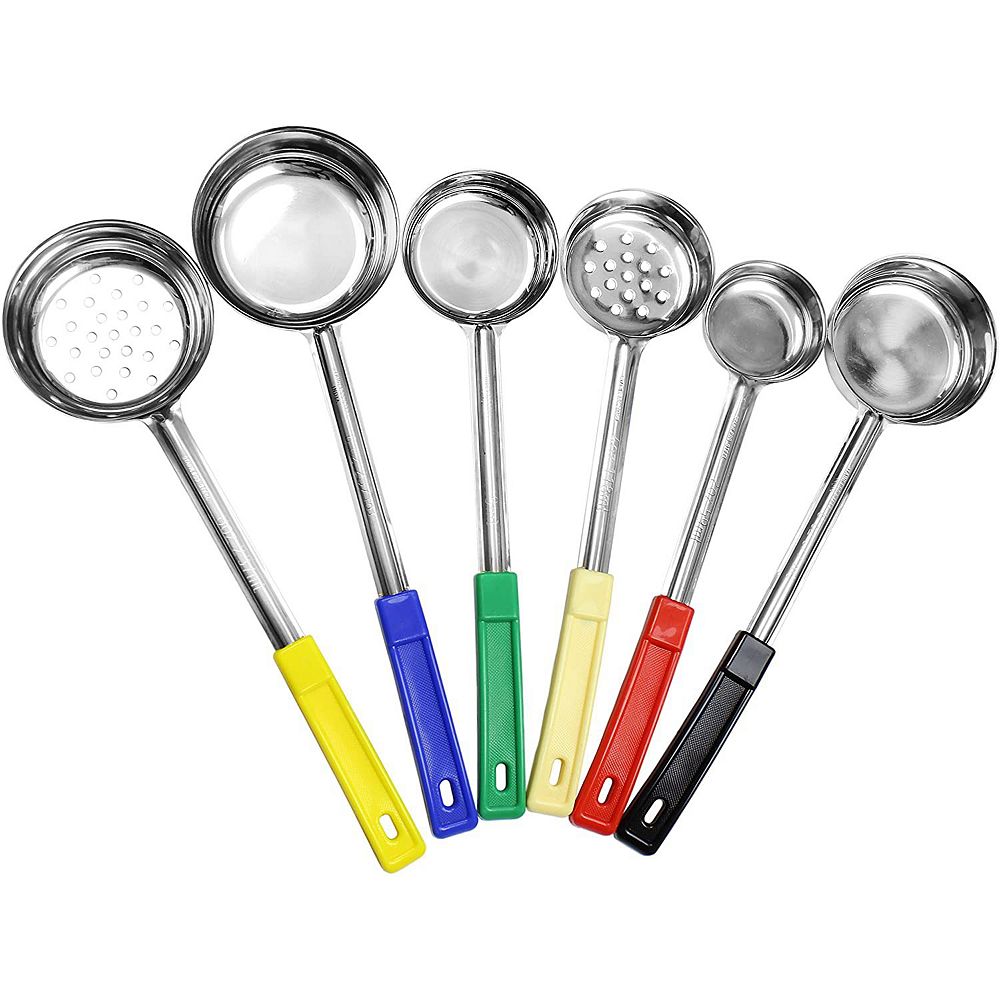 Portion Control Serving Spoons, 6pc; Kitchen Tools from 1/4 to 1 Cup