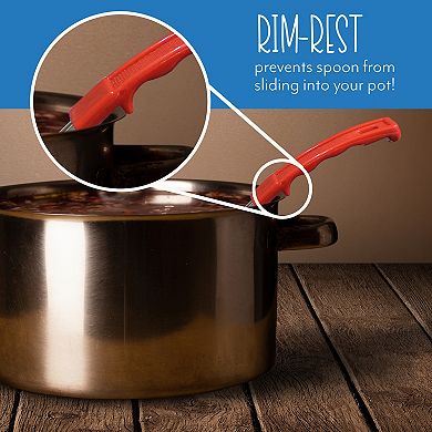 Portion Control Serving Spoons, 6pc; Kitchen Tools from 1/4 to 1 Cup