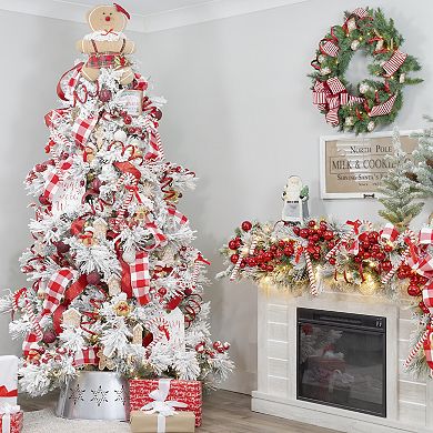 Gingerbread House Christmas Ornaments (Set of 12)