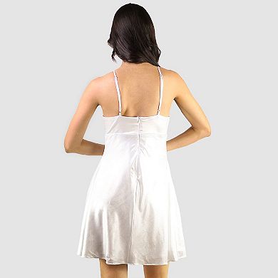 Artyska Women’s Metallic Mini Slip Cocktail Dress