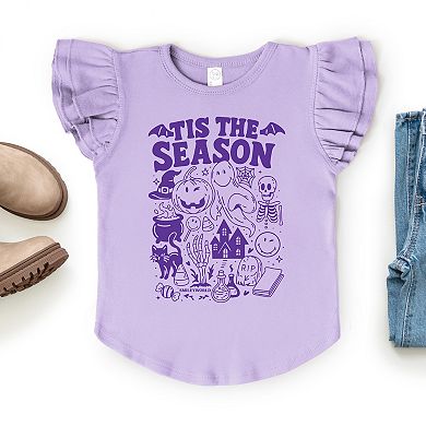 SmileyWorld Tis The Season Halloween - Flutter Sleeve Graphic T-Shirt