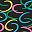 Colorful Crescent Moon