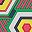 Colorful Hexagon