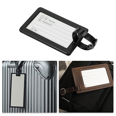 1 Pc Wave Pattern Luggage Tag for Travelling 2.36"x4.13"