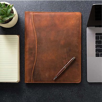 Falit Leather Folio Handmade Leather Padfolio