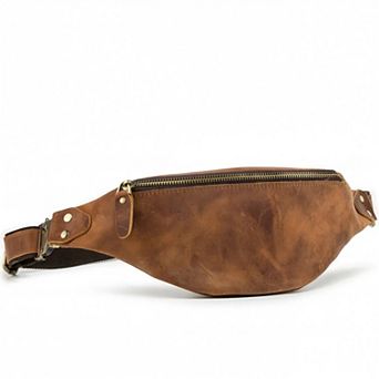 Wagner Leather Waist Bag Full Grain Leather Fanny Pack