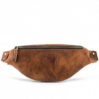 Wagner Leather Waist Bag Full Grain Leather Fanny Pack