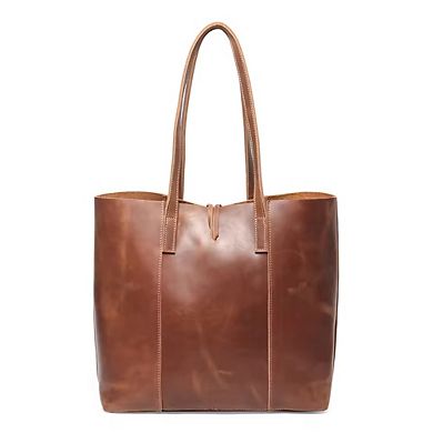The Taavi Tote Handcrafted Leather Tote Bag