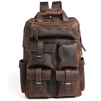 The Shelby Backpack Handmade Leather Backpack