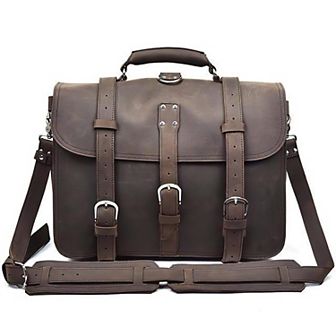 The Gustav Vintage Leather Messenger