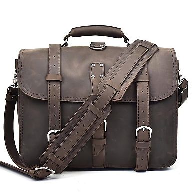 The Gustav Vintage Leather Messenger