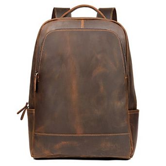 The Vernon Minimalist Leather Backpack