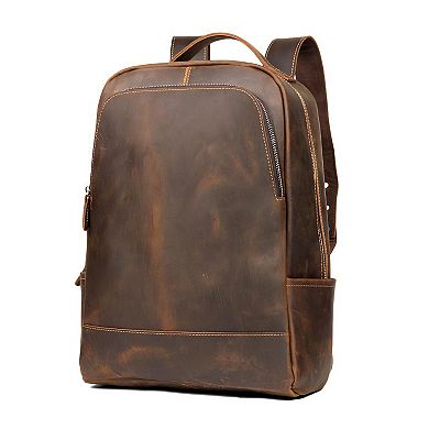 The Vernon Minimalist Leather Backpack