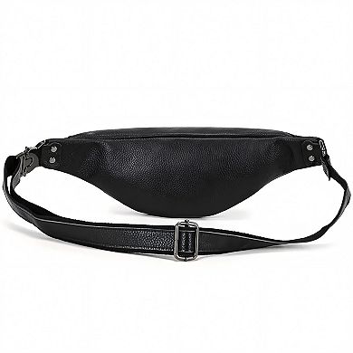 The Walcott Leather Waist Bag Black Leather Fanny Pack