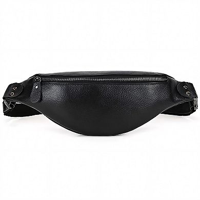 The Walcott Leather Waist Bag Black Leather Fanny Pack