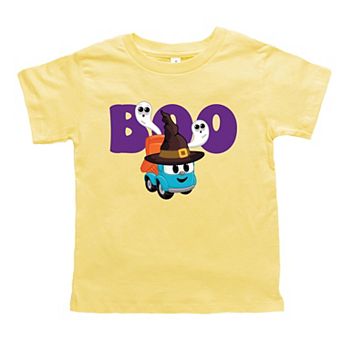 Leo the Truck Boo Wizard Hat - Toddler Short Sleeve Graphic T-Shirt
