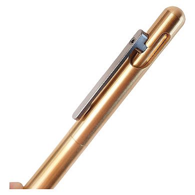 The Axis Brass Bolt Action Pen