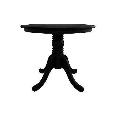 Elegant 5-Piece Set 39"L Round Dining Table