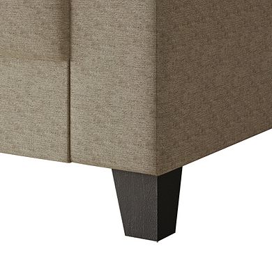 Modern Linen Love Seat