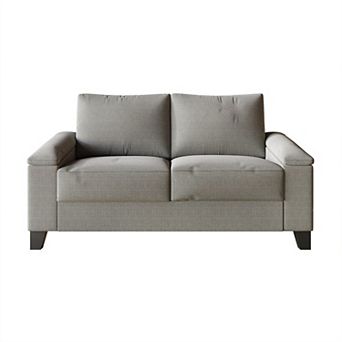 Modern Linen Love Seat