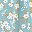 Bluish Green Floral