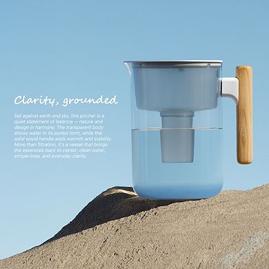 Freco 16 Cup/3.8L Water Filter Pitcher 1 Brita-Compatible Elite Filter, NSF Certified, BPA Free