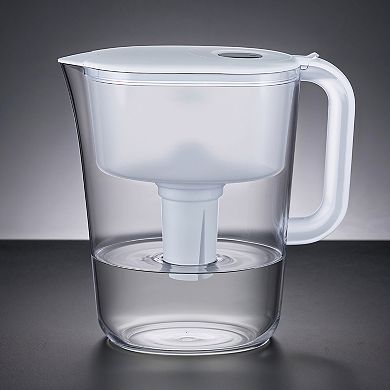 Freco 10.5 Cup/2.5L Water Filter Pitcher 1 Brita-Compatible Filter, NSF Certified, BPA Free