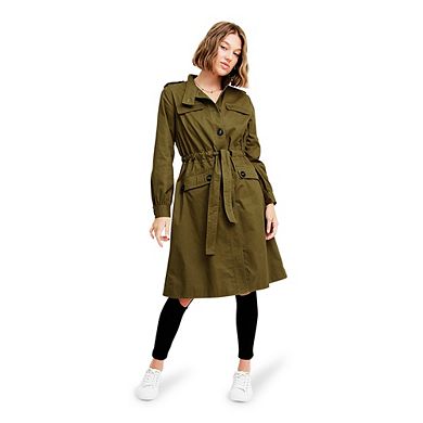 Carlisle Button Front Trench Coat