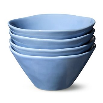 Certified International Cloudy Sky 4 pc Ice Cream Bowl Set