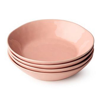 Certified International 4 pc Desert Rose 9.5-Inch Soup Bowl Set