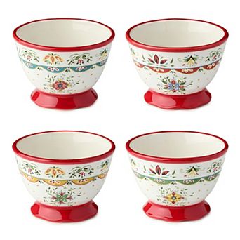 Certified International 4 pc Provence 5.25-Inch Ice Cream Bowl Set