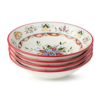Certified International 4 pc Provence 9-inch Soup Bowl Set