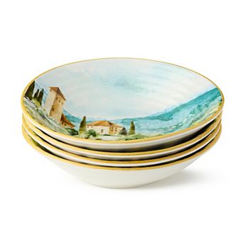Certified International 4 pc Tuscany Pasta Bowl Set