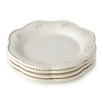 Certified International Heritage Beads 4 pc Salad Plate Set