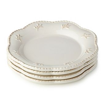 Certified International Heritage Beads 4 pc Salad Plate Set