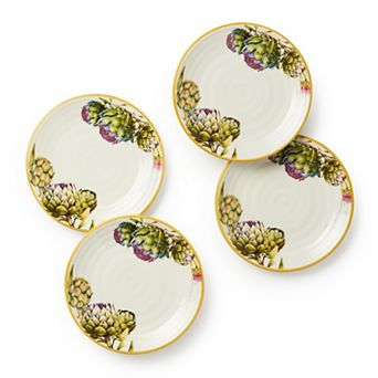 Certified International 4 pc Verdura Canape Plate Set