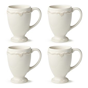 Certified International Heritage Scroll Set of 4 Mugs