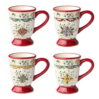 Certified International 4 pk Provence 18-oz. Mug Set