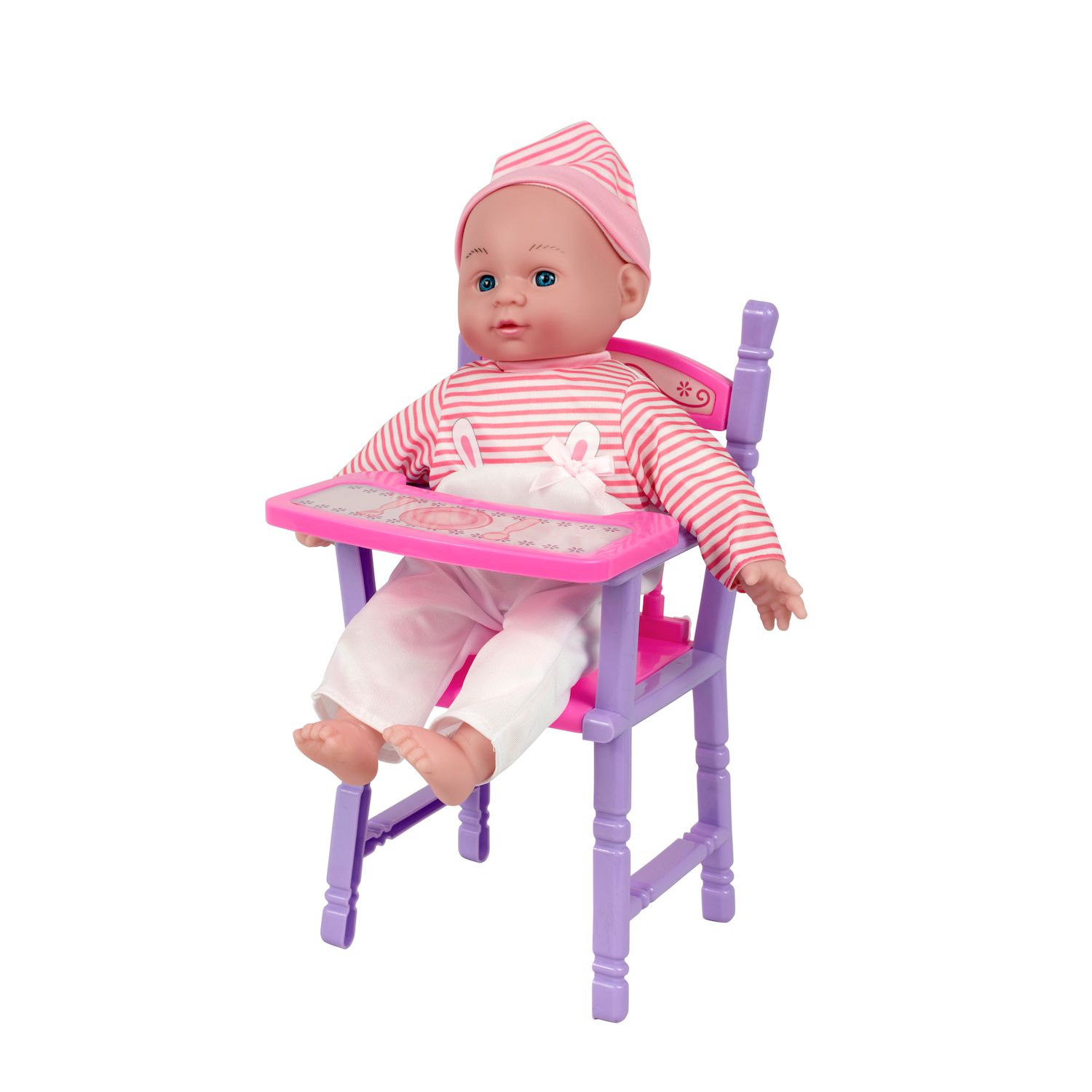 Детские куклы Kid Concepts 13-Inch 4 pc Soft Baby Doll & Accessories Set — фото 4