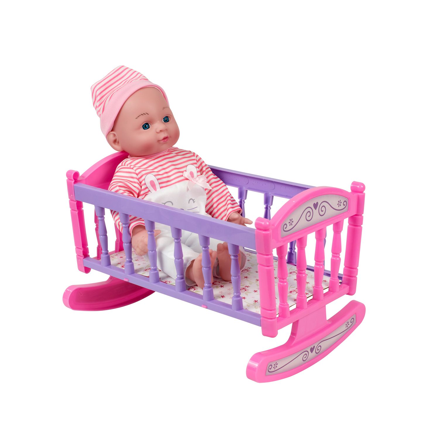 Детские куклы Kid Concepts 13-Inch 4 pc Soft Baby Doll & Accessories Set — фото 5
