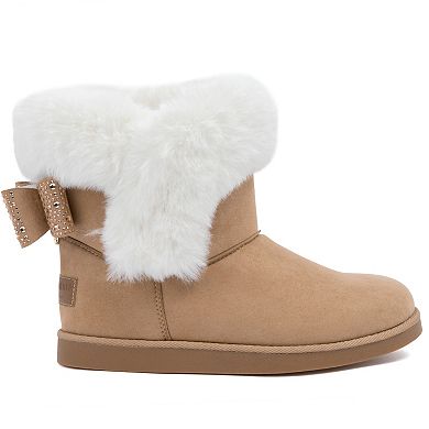 Juicy by Juicy Couture Kizzy Women's Ankle Faux Fur Boots