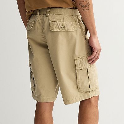 dress cargo shorts mens Men Khaki Shorts Summer Shorts Men Stylish Casual Elastic Waist Cargo Short  Multi Pockets Summer Work Utility Shorts 9" Inseam Workout Shorts for Men  Gym 7 Inch Khaki M at Amazon Men's