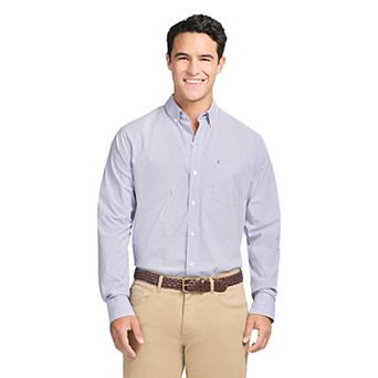Men's IZOD Long Sleeve Button-Down Shirt
