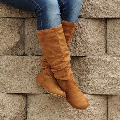 Journee Rebecca Women's Knee-High Slouch Boots