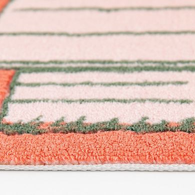 Celebrate Together™ Peanuts Snoopy Floral Carved Throw Rug