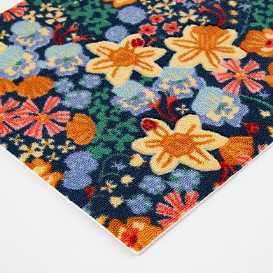 Celebrate Together™ Spring Navy Floral Carved Rug or Runner