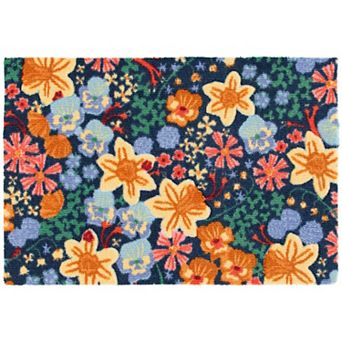 Celebrate Together™ Spring Navy Floral Carved Rug or Runner