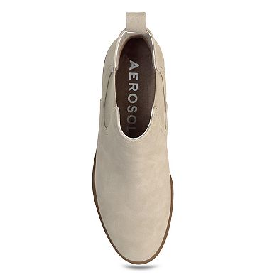 Aerosoles Poshan Women's Slip-On Block Heel Ankle Boots in Medium & Wide Calf